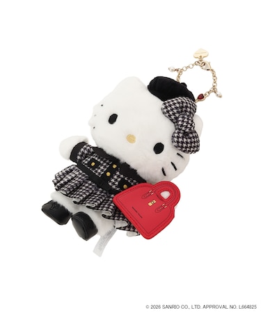 「ハローキティ」コレクション ぬいぐるみチャーム(ブラック)
