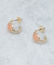 カラーマーブルしずくピアス