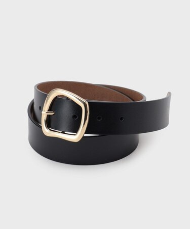 変形メタル幅広ベルト