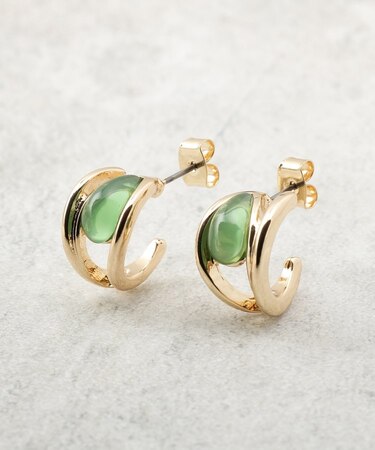 メタル×カラーピアス