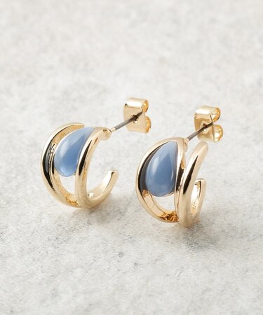 メタル×カラーピアス