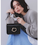 【ミラー付き】デザインバックルミニショルダーバッグ