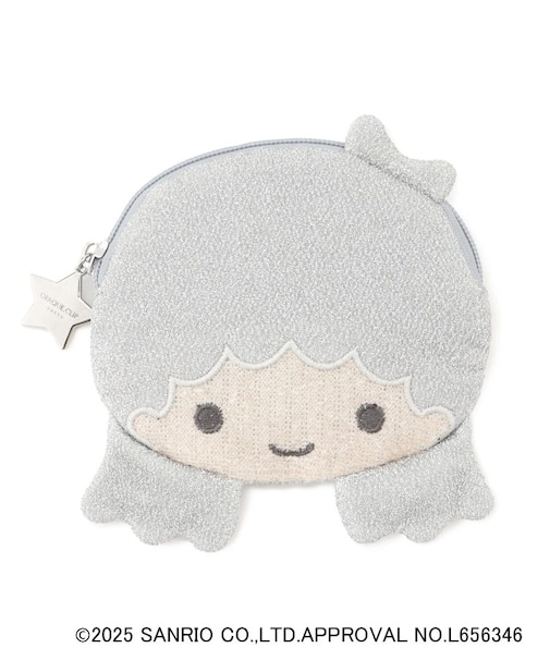 【リトルツインスターズコラボ】キキ＆ララ ララフェイス型フラットポーチ