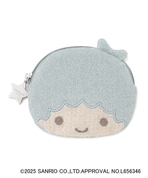 【リトルツインスターズコラボ】キキ＆ララ キキフェイス型フラットポーチ