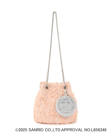 【リトルツインスターズコラボ】キキ＆ララ 2WAYスパンコール巾着ミニショルダーバッグ