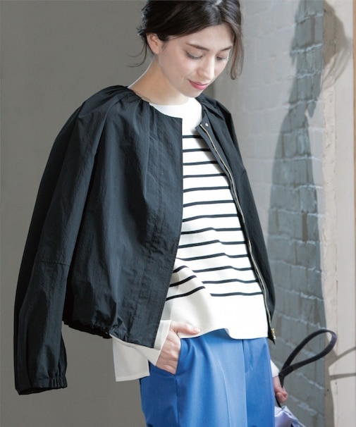 撥水ノーカーラーブルゾン【UV/洗濯機洗い可】