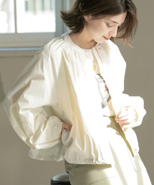 撥水ノーカーラーブルゾン【UV/洗濯機洗い可】