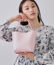 【2WAY】バイカラーワンハンドルミニショルダーバッグ