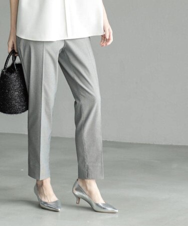 ハイストレッチイージースティックパンツ【洗濯機洗い可】