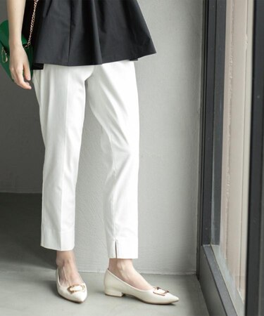 ハイストレッチイージースティックパンツ【洗濯機洗い可】