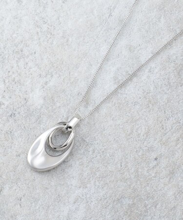 2連リングロングネックレス