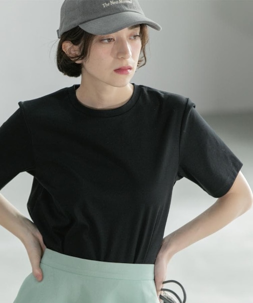 《5色展開/SS-LLサイズ》ベーシックTシャツ【UV/接触冷感/洗濯機洗い可】