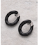 モノトーンリングピアス