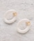 モノトーンリングピアス