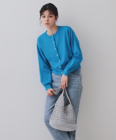 カギ針ラメワンショルダーバッグ