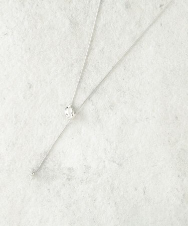 ループタイ風スライドネックレス