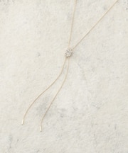 楕円ビジュースライドネックレス