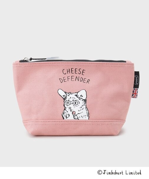 【ジムボバートコラボ】マチ付きプリントポーチ