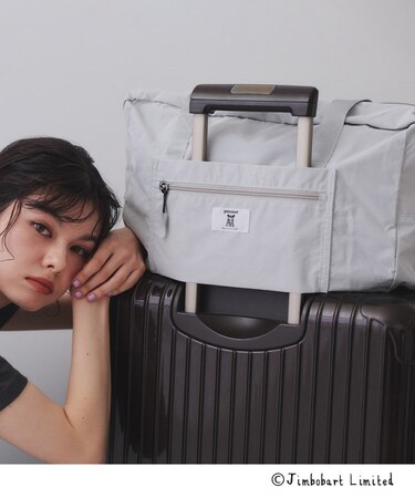 【ジムボバートコラボ】ポケッタブルトラベルビッグボストンバッグ