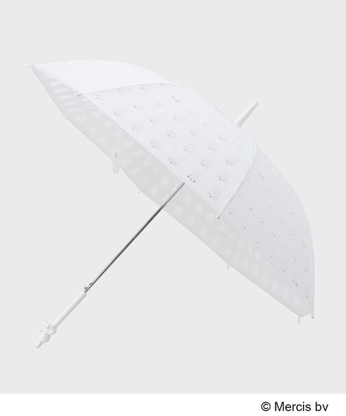 【miffy】フェイスプリントクリア雨傘