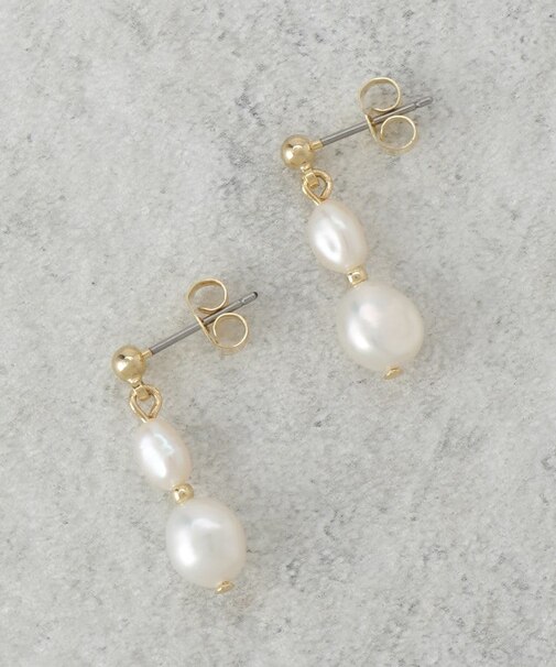 淡水パール×メタルピアス
