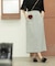 《美人百花掲載》ストレッチリネンライクタイトスカート【洗濯機洗い可】