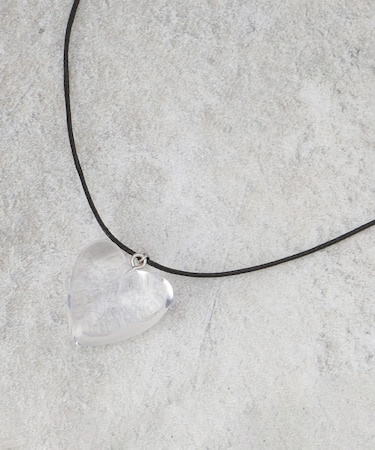 ハートモチーフコードチョーカーネックレス