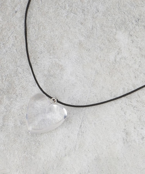 ハートモチーフコードチョーカーネックレス