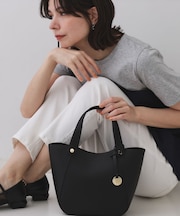 【軽量/2WAY】コインカシメシュリンクミドルトートバッグ
