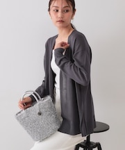 ミドル丈トッパーニットカーディガン【洗濯機洗い可/接触冷感/抗ピル】