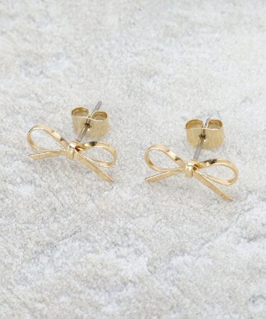 リボンモチーフピアス