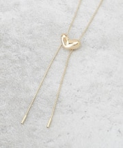 ハートモチーフスライドネックレス