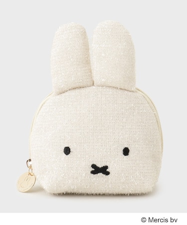 【miffyコラボ】フェイス型キラキラポーチ