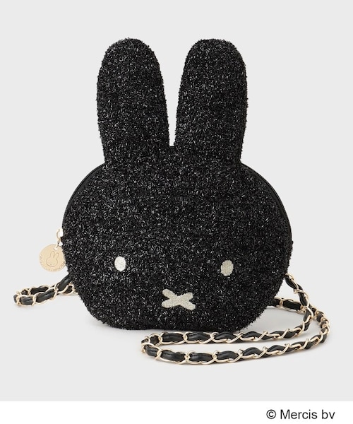 miffyコラボ】フェイス型2WAYキラキラミニショルダーバッグ