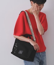 【2WAY】メッシュスクエアミドルトートバッグ