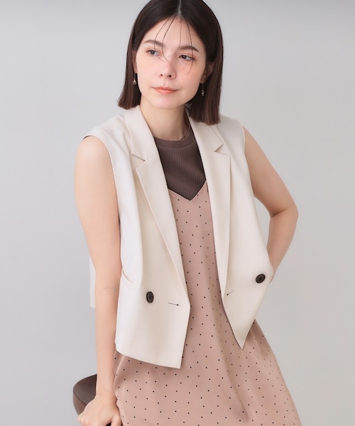 アーバンリサーチ ECOPEL カーリー ファー ベスト アイボリー ECOPELカーリーファーベスト｜アーバンリサーチの通販｜&mall（アンド