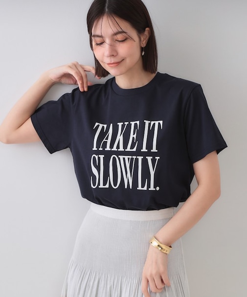 ロゴプリントTシャツ【洗濯機洗い可】