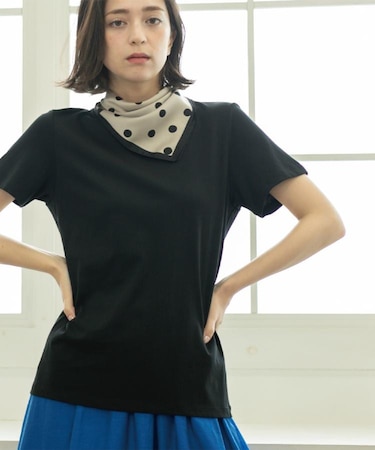 《5色展開》ベーシックTシャツ【洗濯機洗い可/UV/接触冷感】