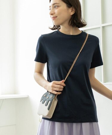 《5色展開》ベーシックTシャツ【洗濯機洗い可/UV/接触冷感】