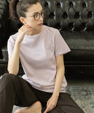 《5色展開》ベーシックTシャツ【洗濯機洗い可/UV/接触冷感】