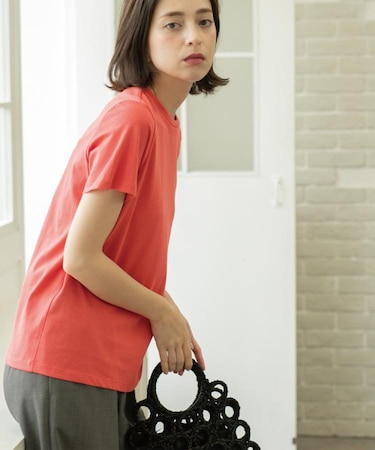 《5色展開》ベーシックTシャツ【洗濯機洗い可/UV/接触冷感】