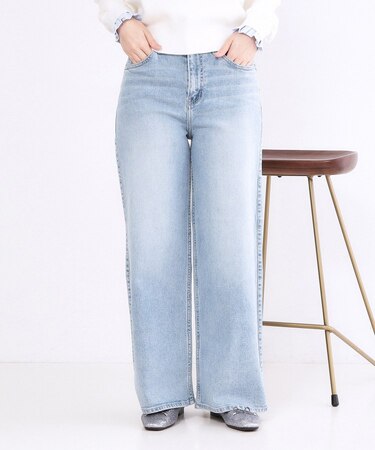 ストレッチバギーデニム【洗濯機洗い可】《SS～LL》