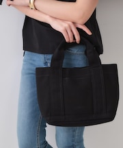 【2WAY／多ポケット】3層セパレートミドルトートバッグ