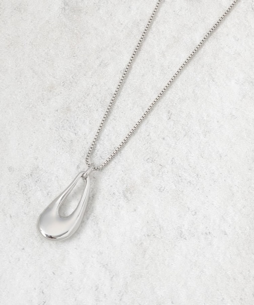 【2WAY】しずくメタルネックレス