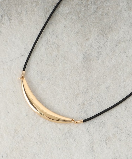 メタルバー×コードネックレス
