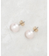 ガラスパールピアス