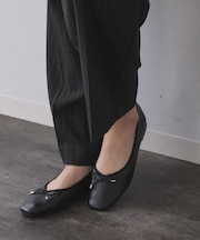 《美人百花掲載》名品フラットバレエシューズ