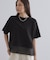 裾シアードッキングボクシーTシャツ【洗濯機洗い可】
