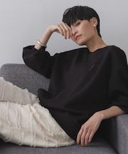 ワンポイント刺繍ダンボールトップス【UVケア/洗濯機洗い可】