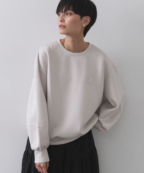 ワンポイント刺繍ダンボールトップス【UVケア/洗濯機洗い可】